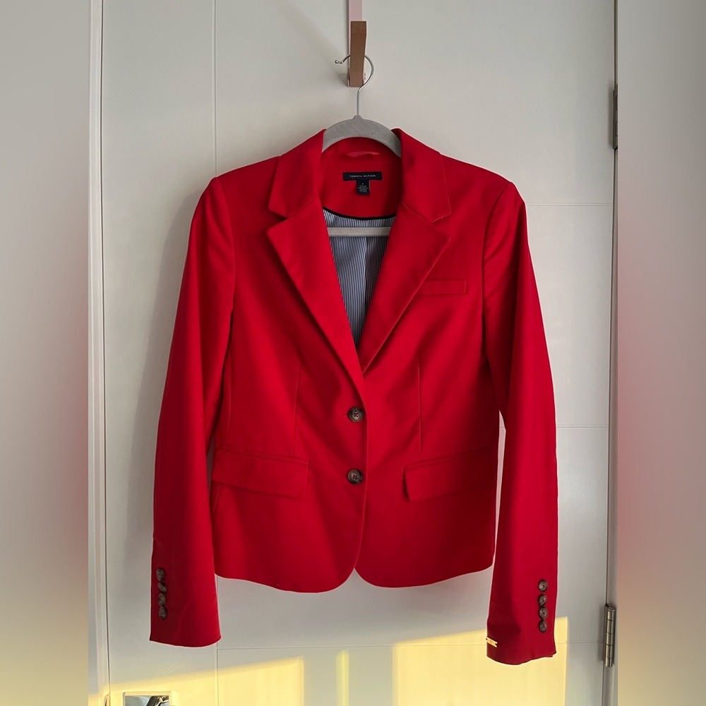 Tommy Hilfiger Bold Scarlet Blazer😍😍😍